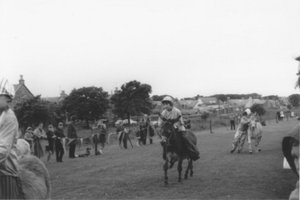 Donkey Derby 1969; lone rider.jpg